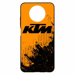 Чехол для Xiaomi Redmi Note 9 5G/Redmi Note 9T KTM and grunge background - PrintSalon