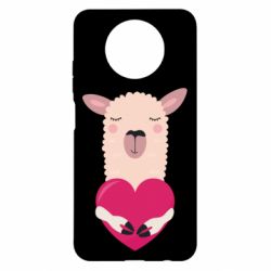 Чохол для Xiaomi Redmi Note 9 5G/Redmi Note 9T Lama with heart - PrintSalon