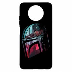 Чехол для Xiaomi Redmi Note 9 5G/Redmi Note 9T Mandalorian Helmet profil - PrintSalon