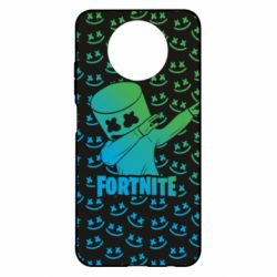 Чехол для Xiaomi Redmi Note 9 5G/Redmi Note 9T Marshmello Fortnite Dab Neon