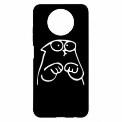 Чехол для Xiaomi Redmi Note 9 5G/Redmi Note 9T Милый Кот Саймона - PrintSalon