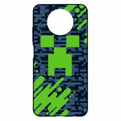 Чехол для Xiaomi Redmi Note 9 5G/Redmi Note 9T Minecraft Creeper - PrintSalon