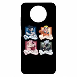 Чехол для Xiaomi Redmi Note 9 5G/Redmi Note 9T Naruto team 7 in action - PrintSalon