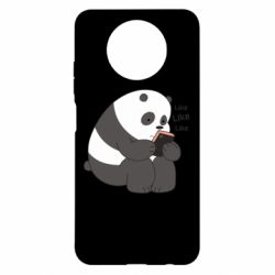 Чехол для Xiaomi Redmi Note 9 5G/Redmi Note 9T Панда лайк - PrintSalon