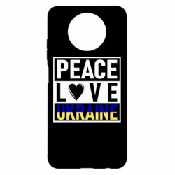 Чехол для Xiaomi Redmi Note 9 5G/Redmi Note 9T PEACE LOVE UKRAINE - PrintSalon