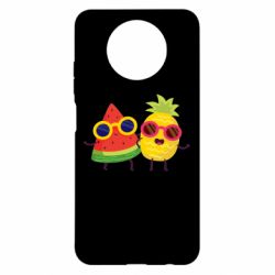 Чехол для Xiaomi Redmi Note 9 5G/Redmi Note 9T Pineapple with watermelon - PrintSalon