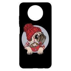 Чехол для Xiaomi Redmi Note 9 5G/Redmi Note 9T Pug And Coffee