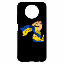 Чехол для Xiaomi Redmi Note 9 5G/Redmi Note 9T Рука с украинским флагом - PrintSalon