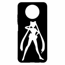 Чохол для Xiaomi Redmi Note 9 5G/Redmi Note 9T Sailor Moon silhouette - PrintSalon