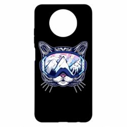 Чехол для Xiaomi Redmi Note 9 5G/Redmi Note 9T Snowboard Cat - PrintSalon