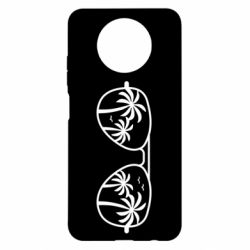 Чехол для Xiaomi Redmi Note 9 5G/Redmi Note 9T Sunglasses And Palm Trees - PrintSalon