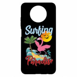 Чехол для Xiaomi Redmi Note 9 5G/Redmi Note 9T Surfing Paradise Flamingo - PrintSalon
