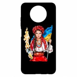 Чехол для Xiaomi Redmi Note 9 5G/Redmi Note 9T Украинская девушка в венку - PrintSalon