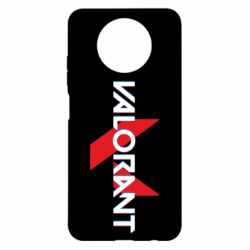 Чехол для Xiaomi Redmi Note 9 5G/Redmi Note 9T Valorant glitsh logo - PrintSalon