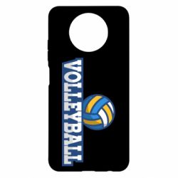 Чехол для Xiaomi Redmi Note 9 5G/Redmi Note 9T Volleyball text and ball - PrintSalon