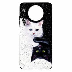 Чехол для Xiaomi Redmi Note 9 5G/Redmi Note 9T Yin and Yang cats - PrintSalon