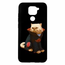 Чехол для Xiaomi Redmi Note 9/Redmi 10X Akatsuki angry cat - PrintSalon