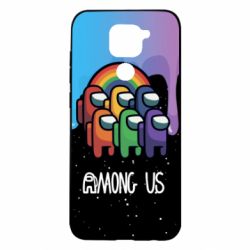 Чехол для Xiaomi Redmi Note 9/Redmi 10X Among Us art paints - PrintSalon