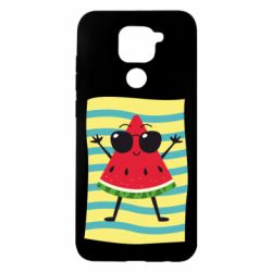 Чехол для Xiaomi Redmi Note 9/Redmi 10X Арбуз на пляже - PrintSalon