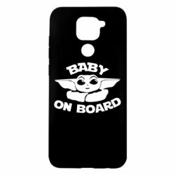 Чехол для Xiaomi Redmi Note 9/Redmi 10X Baby on board yoda - PrintSalon
