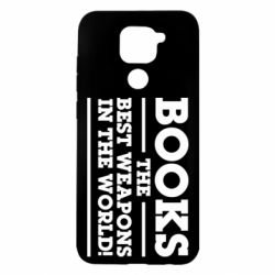 Чехол для Xiaomi Redmi Note 9/Redmi 10X Books the best weapons in the world - PrintSalon