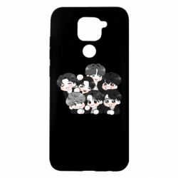Чохол для Xiaomi Redmi Note 9 / Redmi 10X BTS Cute Art - PrintSalon