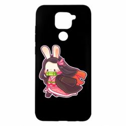 Чехол для Xiaomi Redmi Note 9/Redmi 10X Chibi Bunny Kamado Nezuko - PrintSalon