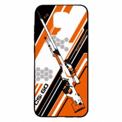 Чохол для Xiaomi Redmi Note 9 / Redmi 10X CS: GO AWP Asiimov Skin - PrintSalon