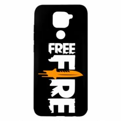 Чохол для Xiaomi Redmi Note 9 / Redmi 10X Free Fire vertical logo - PrintSalon