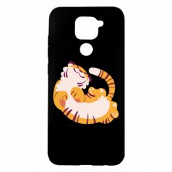 Чехол для Xiaomi Redmi Note 9/Redmi 10X Happy tiger - PrintSalon