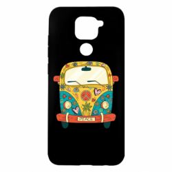 Чехол для Xiaomi Redmi Note 9/Redmi 10X Hippie bus - PrintSalon