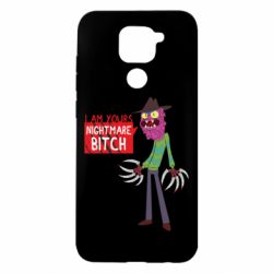 Чехол для Xiaomi Redmi Note 9/Redmi 10X I am yours nightmare BITCH - PrintSalon