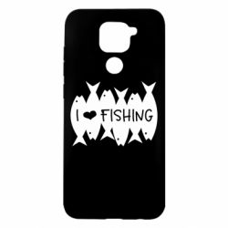 Чохол для Xiaomi Redmi Note 9 / Redmi 10X I Love Fishing - PrintSalon