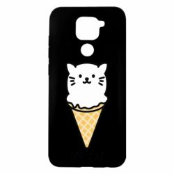 Чехол для Xiaomi Redmi Note 9/Redmi 10X Ice Cat - PrintSalon