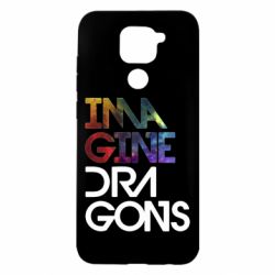 Чехол для Xiaomi Redmi Note 9/Redmi 10X Imagine Dragons and space - PrintSalon