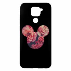 Чехол для Xiaomi Redmi Note 9/Redmi 10X Inner world flowers mickey mouse