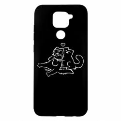 Чехол для Xiaomi Redmi Note 9/Redmi 10X Кот Саймона Любовь - PrintSalon