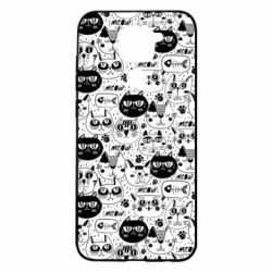 Чохол для Xiaomi Redmi Note 9 / Redmi 10X Коти патерн - PrintSalon