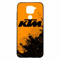 Чехол для Xiaomi Redmi Note 9/Redmi 10X KTM and grunge background - PrintSalon