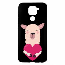 Чохол для Xiaomi Redmi Note 9 / Redmi 10X Lama with heart - PrintSalon