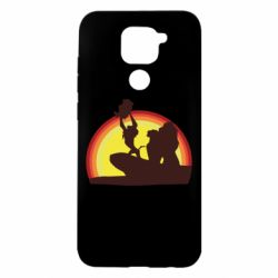 Чохол для Xiaomi Redmi Note 9 / Redmi 10X Lion king silhouette - PrintSalon