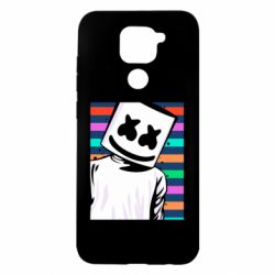 Чехол для Xiaomi Redmi Note 9/Redmi 10X Marshmello Colorful Portrait - PrintSalon