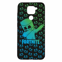 Чехол для Xiaomi Redmi Note 9/Redmi 10X Marshmello Fortnite Dab Neon - PrintSalon