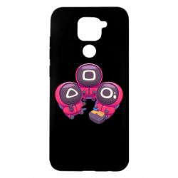 Чехол для Xiaomi Redmi Note 9/Redmi 10X Милые солдаты из игры в кальмара - PrintSalon