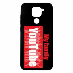 Чехол для Xiaomi Redmi Note 9/Redmi 10X My family youtube-PrintSalon Чехол для Xiaomi Redmi Note 9/Redmi 10X My family youtube