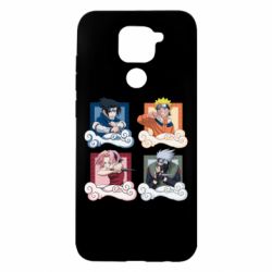 Чехол для Xiaomi Redmi Note 9/Redmi 10X Naruto team 7 in action - PrintSalon