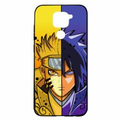 Чехол для Xiaomi Redmi Note 9/Redmi 10X Naruto Vs Sasuke