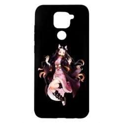 Чохол для Xiaomi Redmi Note 9 / Redmi 10X Nezuko cat - PrintSalon