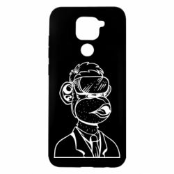 Чехол для Xiaomi Redmi Note 9/Redmi 10X Обезьяна в виртуальных очках - PrintSalon