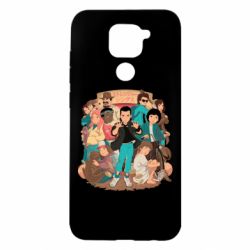 Чехол для Xiaomi Redmi Note 9/Redmi 10X Очень странные дела арт - PrintSalon